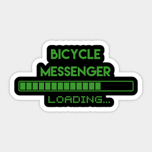 Bicycle Messenger Loading Sticker